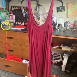 Burgundy comfy dress